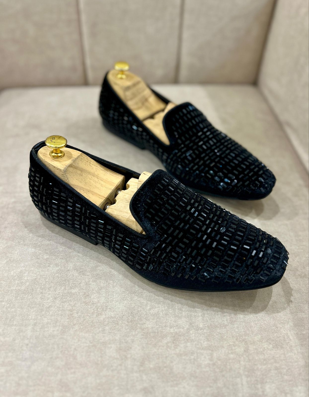 Classic Studded Moccasin Loafers - JonasParamount