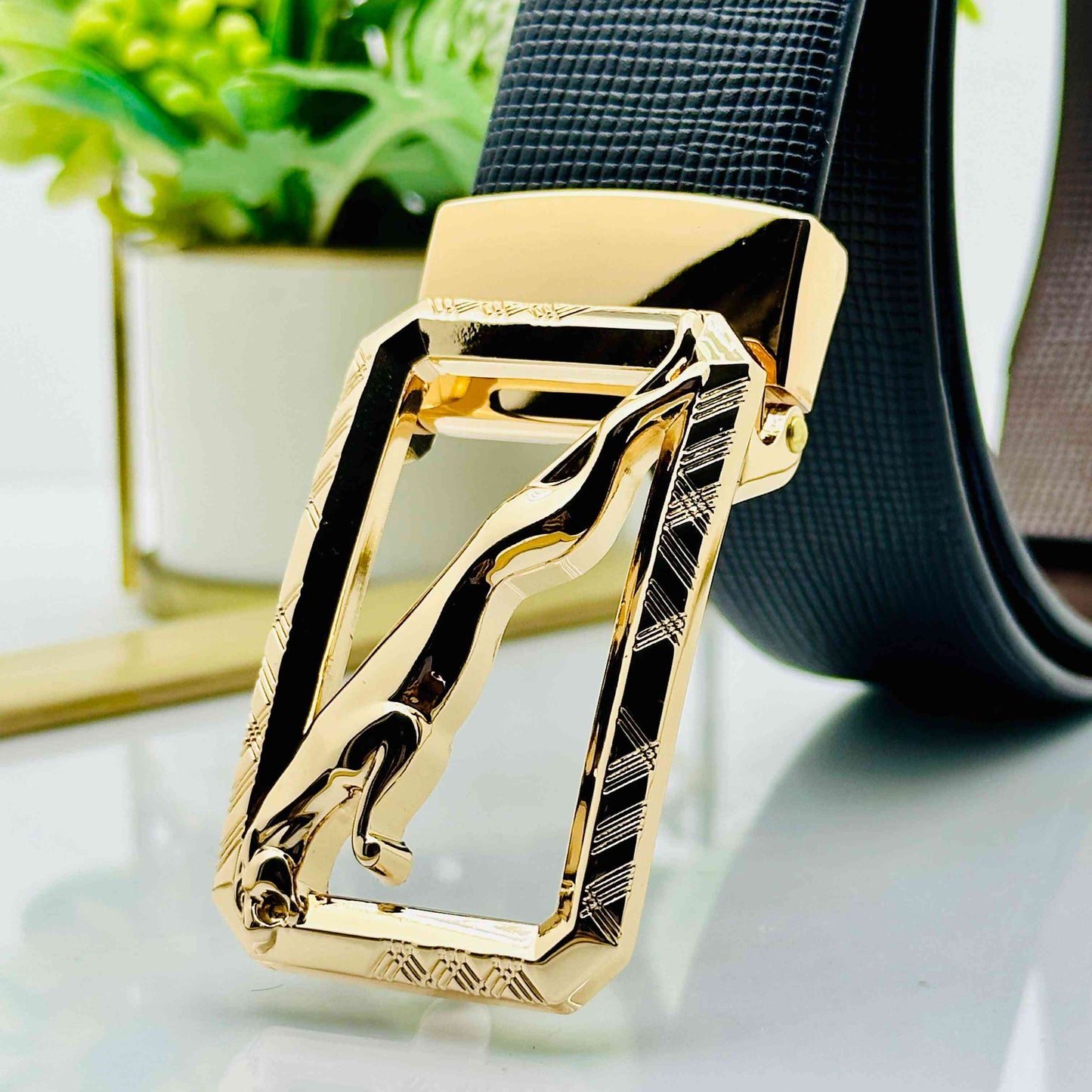 Premium Jaguar Patten Belts For Men-JonasParamount