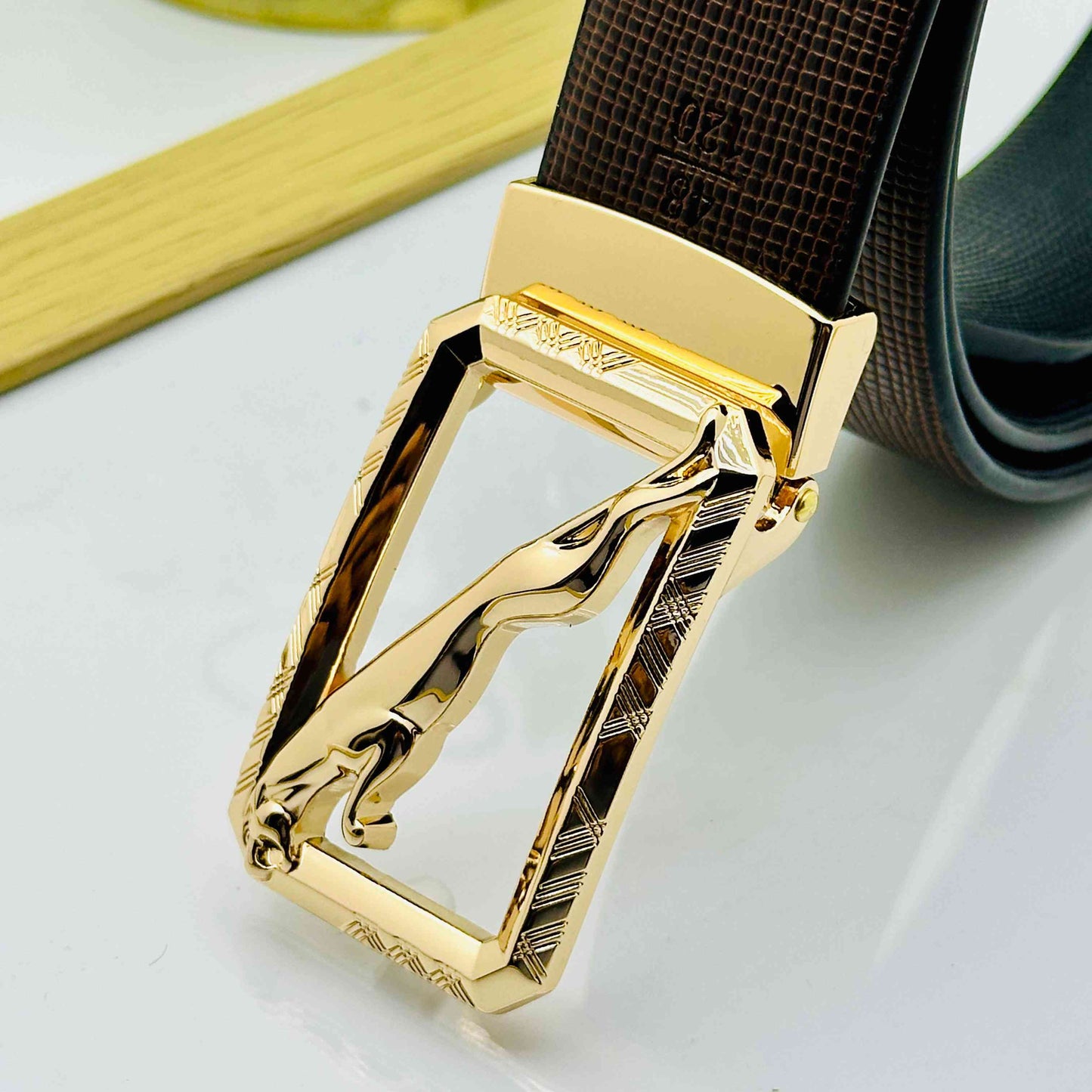 Premium Jaguar Patten Belts For Men-JonasParamount