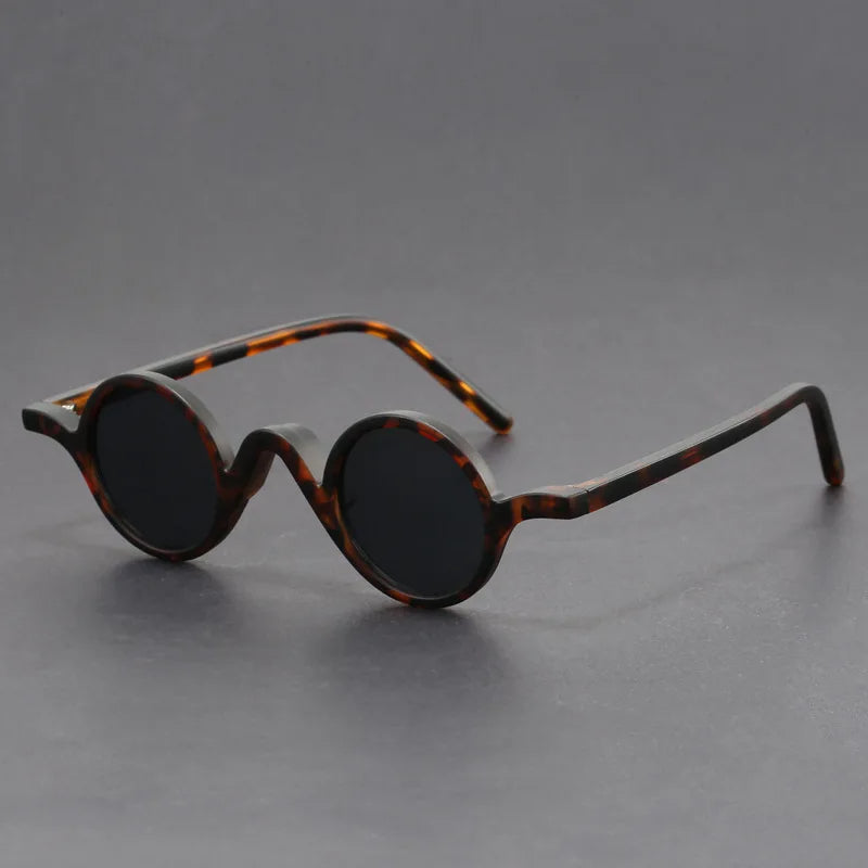 Polarized Small Frame Vintage Round Sunglasses -JonasParamount
