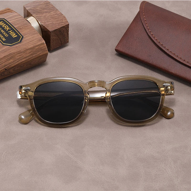 Classic Vintage Rivet Punk Sunglasses For Men and Women-JonasParamount