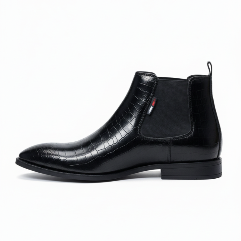 Men’s Chelsea Boots by JonasParamount – High Quality Faux Leather with TPR Sole
