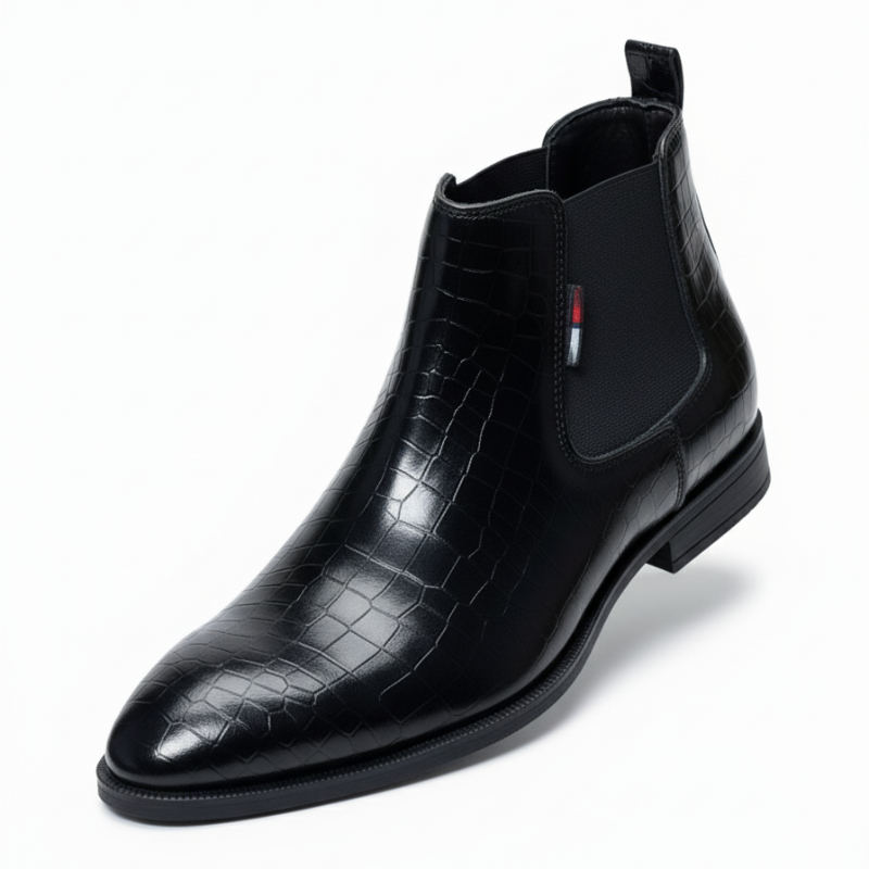 Men’s Chelsea Boots by JonasParamount – High Quality Faux Leather with TPR Sole