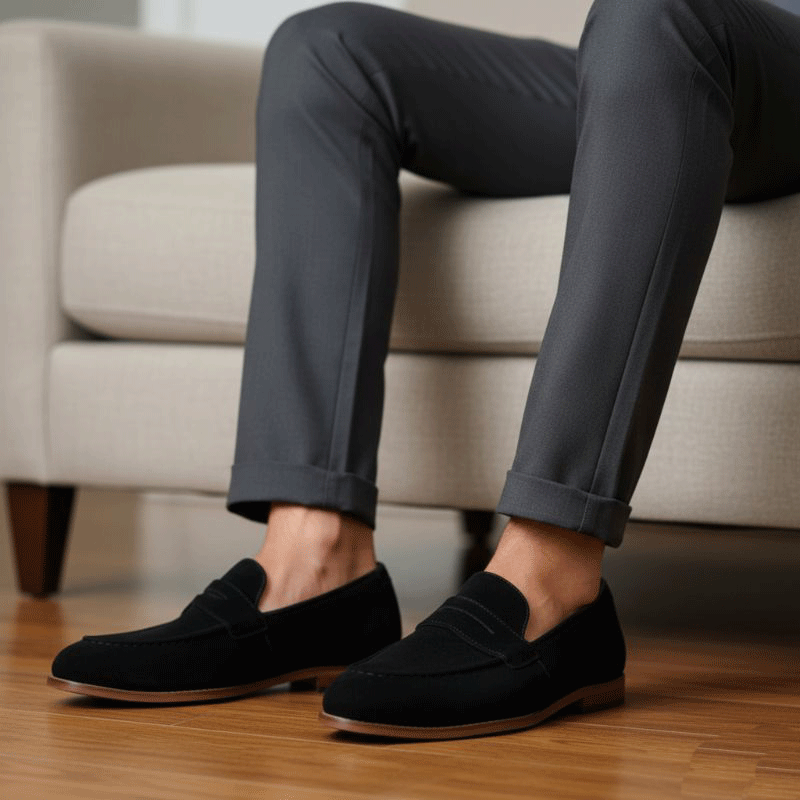 Luxury Suede Moccasins by JonasParamount – Imported & Durable