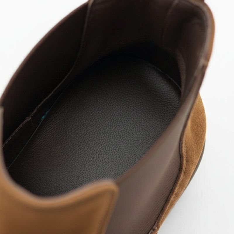 JonasParamount Premium Tan Suede Boots – Handmade Leather Sole