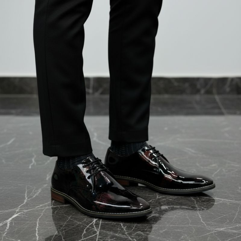 JonasParamount World Map Formal Shoes for Men