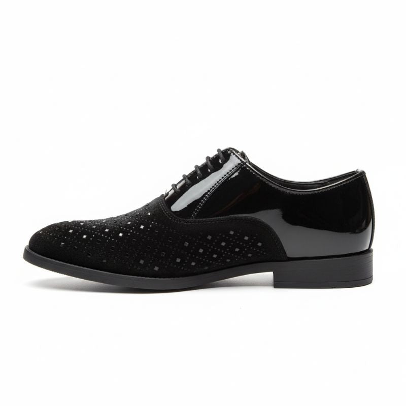 Premium Studded Mirror Work Shoes by JonasParamount