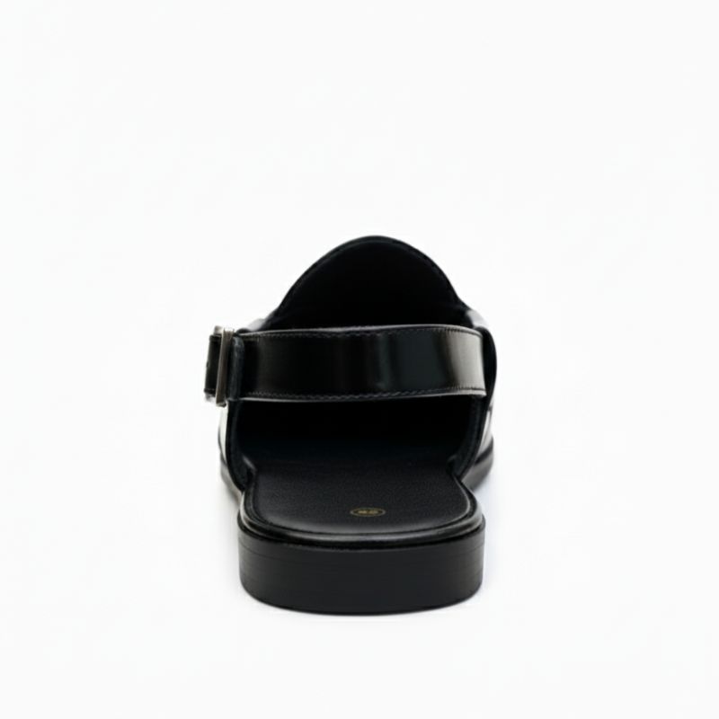 JonasParamount Men’s Premium Woven Peshawari Sandal – Faux Leather