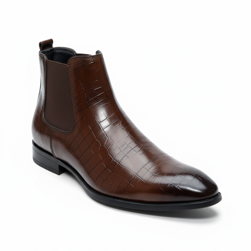 Men’s Chelsea Boots by JonasParamount – High Quality Faux Leather with TPR Sole