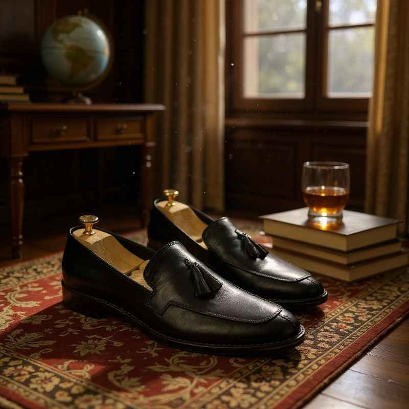 Luxury Tassel Moccasins for Men – Premium Suede Touch Slip-On Loafers