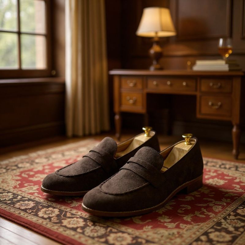 Luxury Suede Moccasins by JonasParamount – Imported & Durable