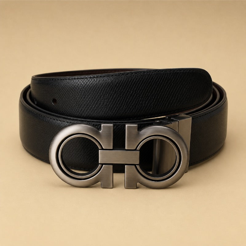 Graphite Loop Luxe Belt for Men