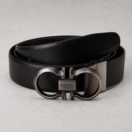Grey Stealth Loop Buckle Belt for Men
