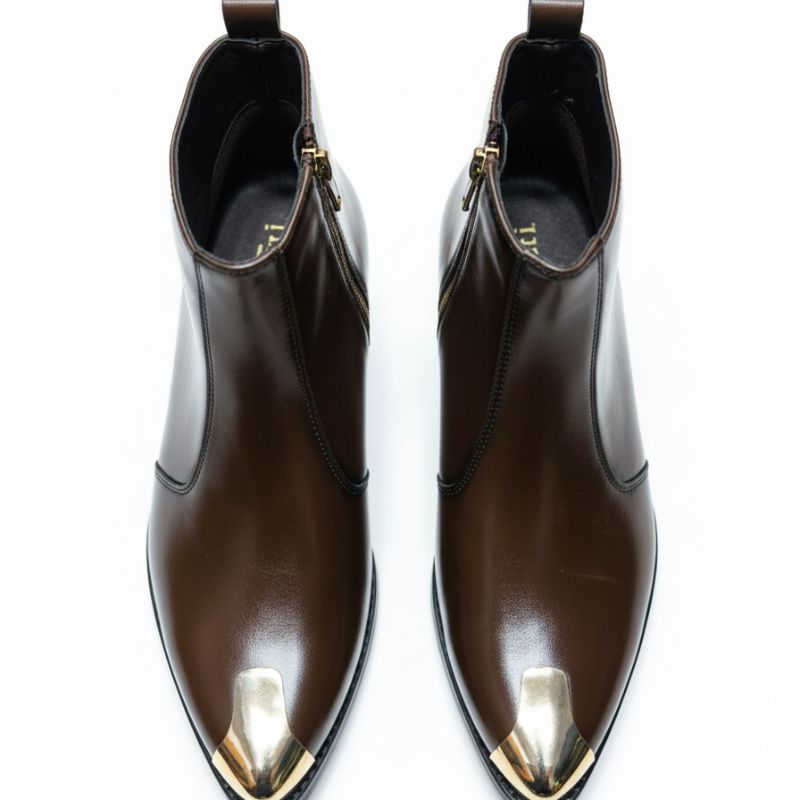 JonasParamount Metal Toe Chelsea Boots for Men