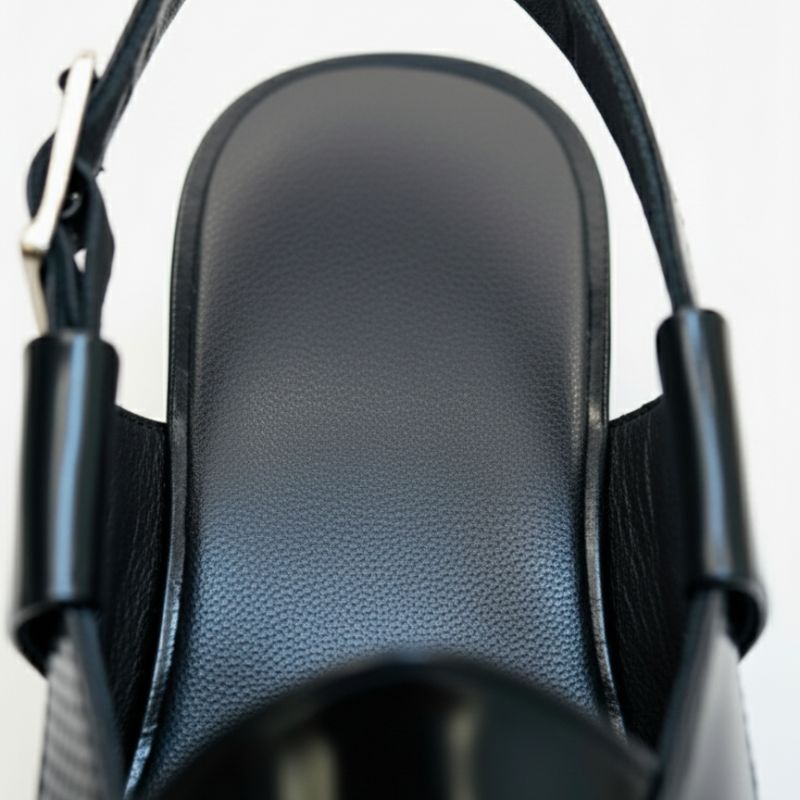 JonasParamount Men’s Premium Woven Peshawari Sandal – Faux Leather