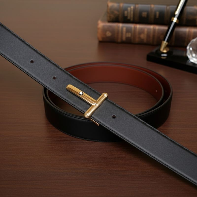 JonasParamount Men’s Reversible Belt with Imported Buckle | Dual-Side Design