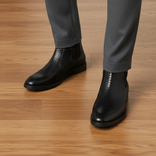 JonasParamount Stylish Black Chelsea Boots