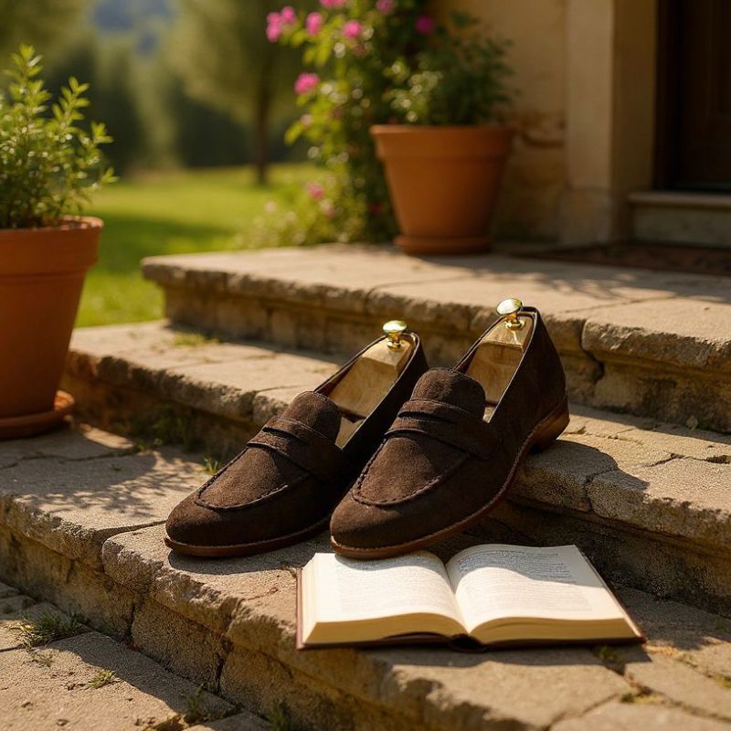 Luxury Suede Moccasins by JonasParamount – Imported & Durable