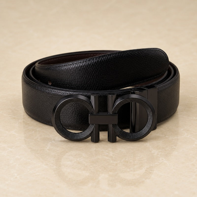 Imperial Black Signature Belt for Men