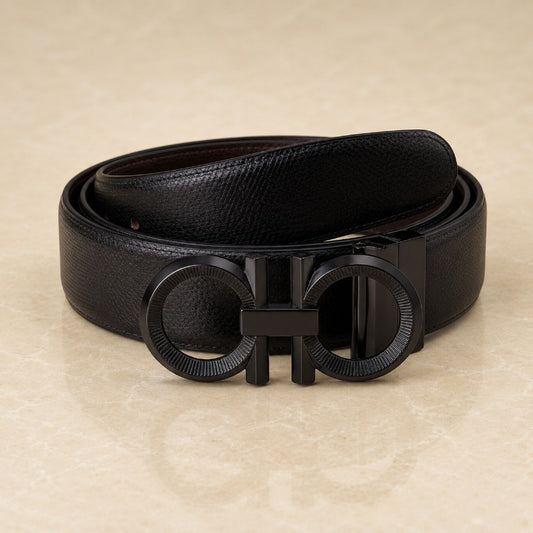 Imperial Black Signature Belt for Men