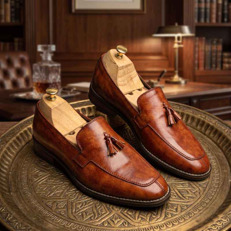 Luxury Tassel Moccasins for Men – Premium Suede Touch Slip-On Loafers