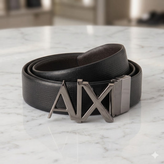 Eclipse Matte Grey Buckle Belt for Men