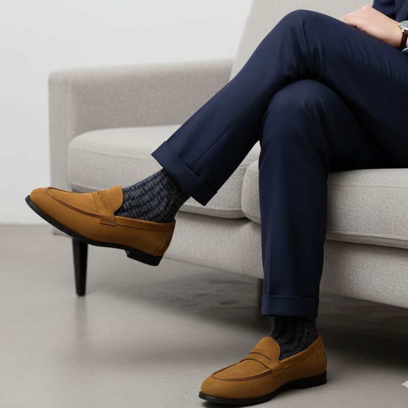 JonasParamount Suede Moccasins for Men