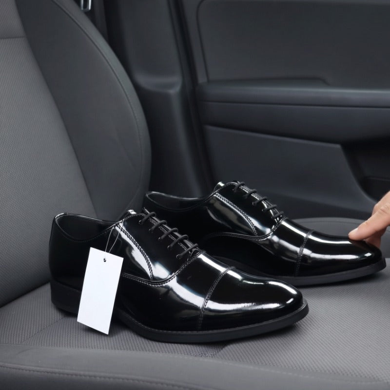 Men's Premium Black Patent Leather Formal Shoes