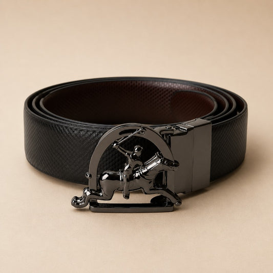Black Heritage Horseman Premium Belt for Men