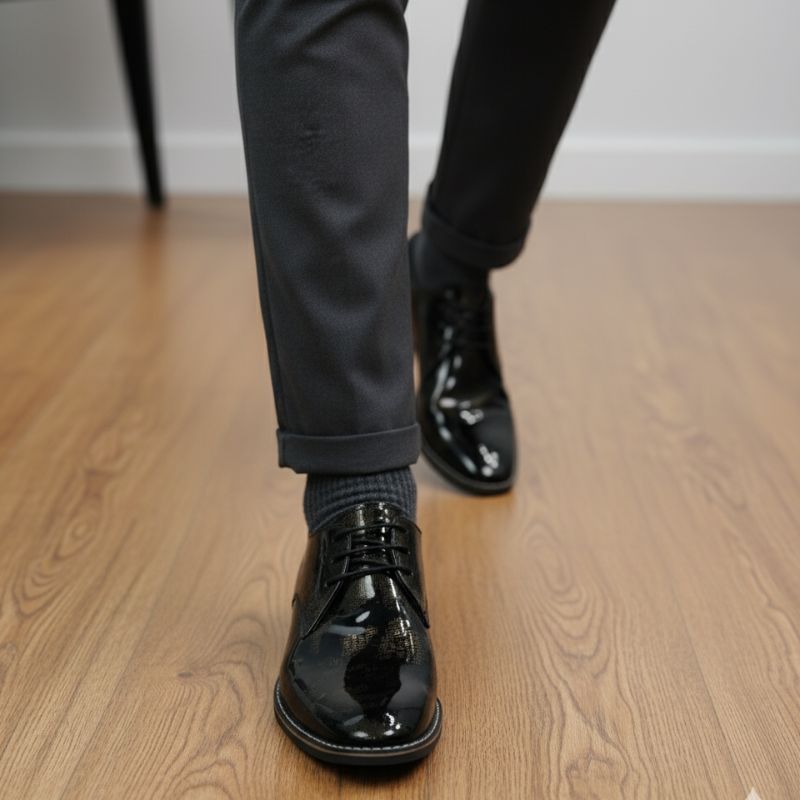 JonasParamount World Map Formal Shoes for Men