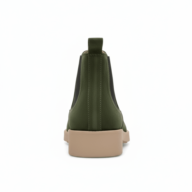 Premium Green Suede Boots by JonasParamount – Handmade Leather Sole