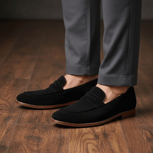 Luxury Suede Moccasins by JonasParamount – Imported & Durable