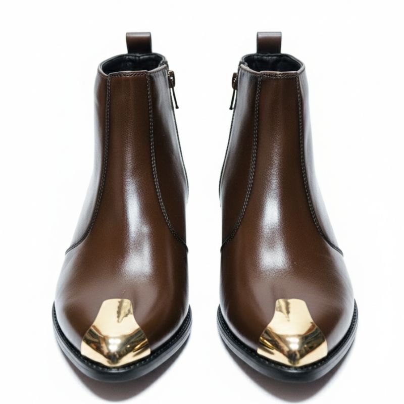 JonasParamount Metal Toe Chelsea Boots for Men