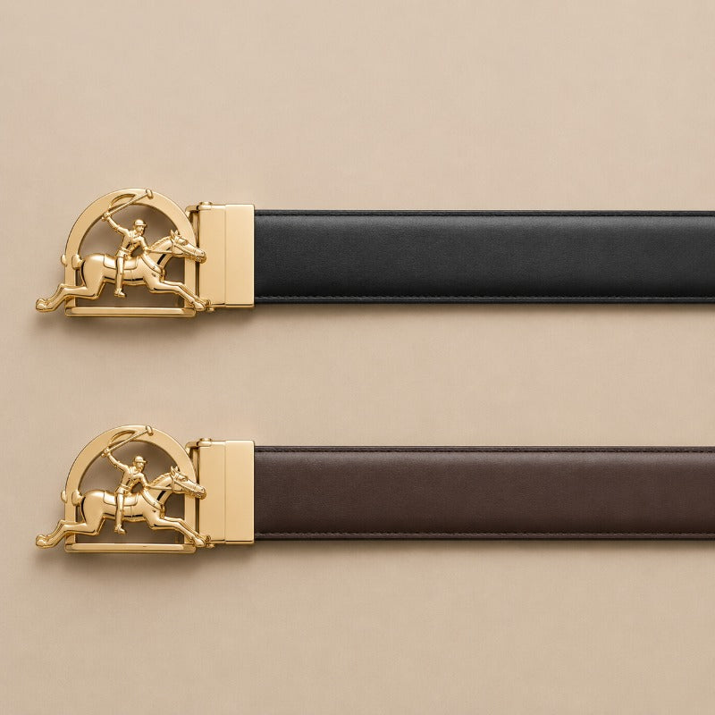 Golden Heritage Horseman Premium Belt for Men