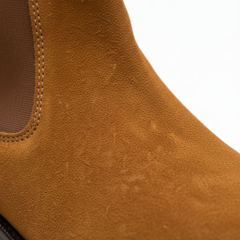 Premium Tan Suede Boots by JonasParamount – Handmade Leather Sole