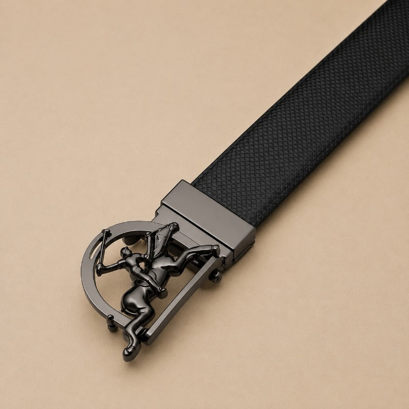 Black Heritage Horseman Premium Belt for Men