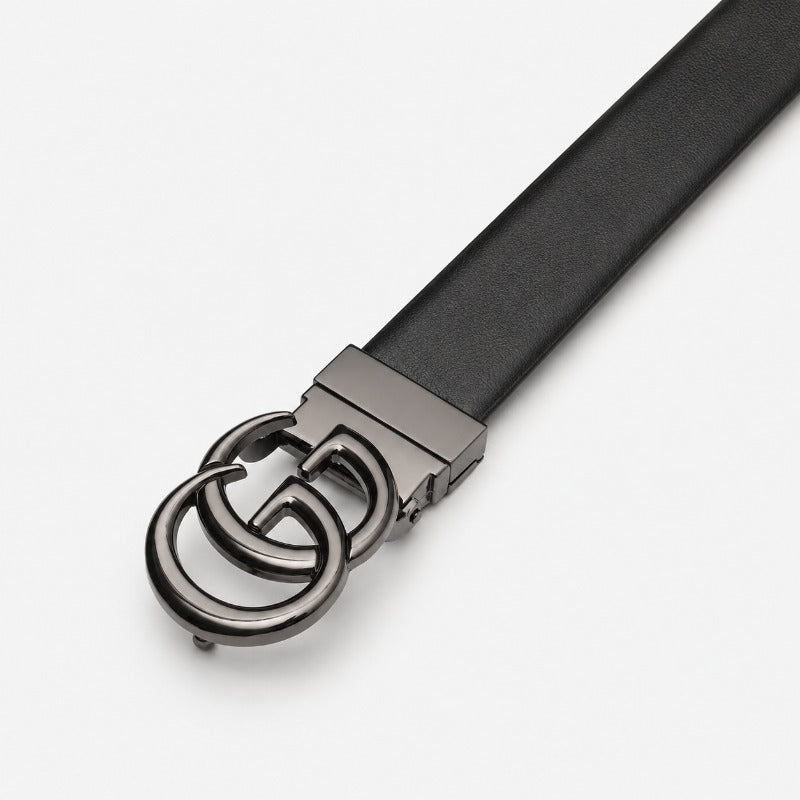Signature Gunmetal Buckle Belt for Men