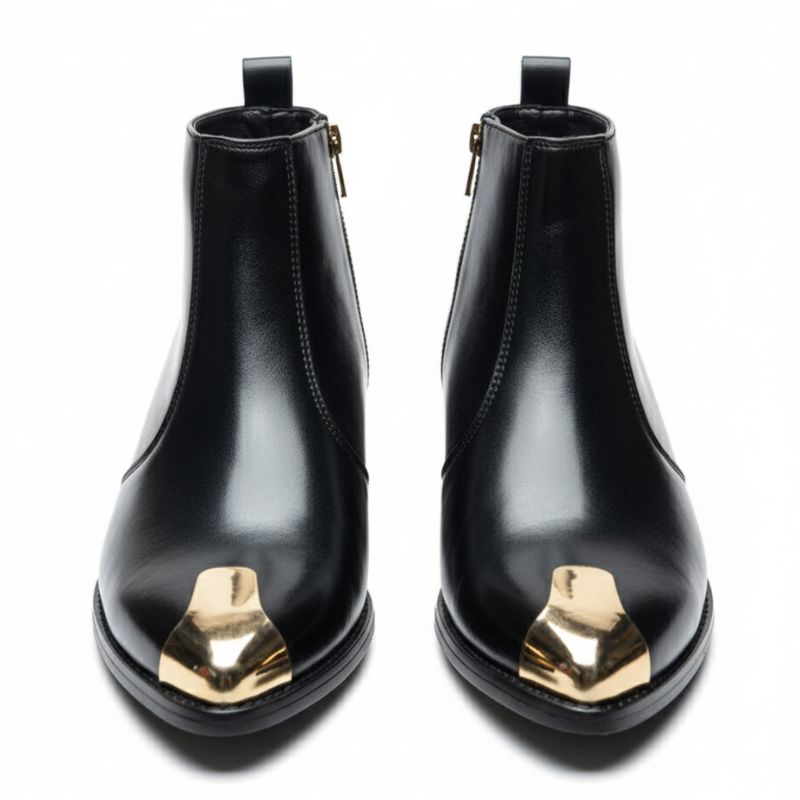 JonasParamount Metal Toe Chelsea Boots for Men