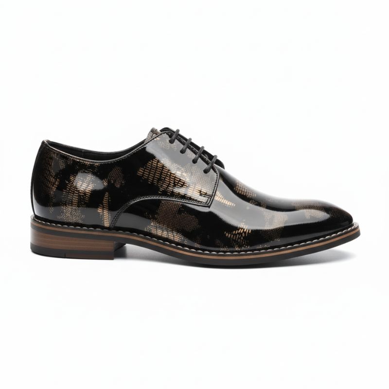 JonasParamount World Map Formal Shoes for Men