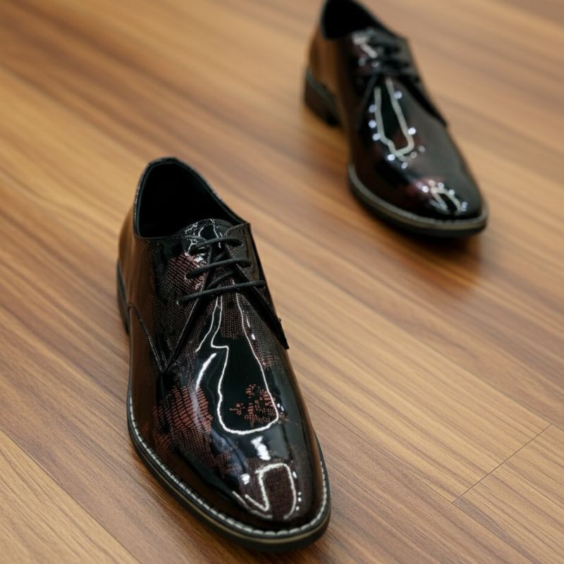 JonasParamount World Map Formal Shoes for Men