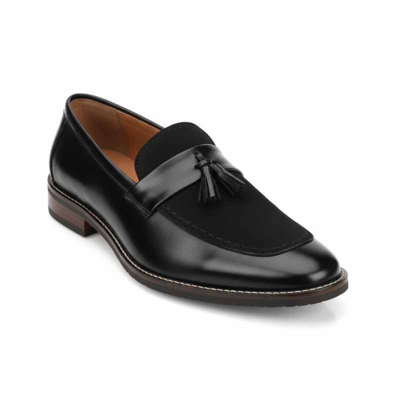 JonasParamount Luxury Tassel Suede Moccasins – Elegant Comfort for Every Occasion