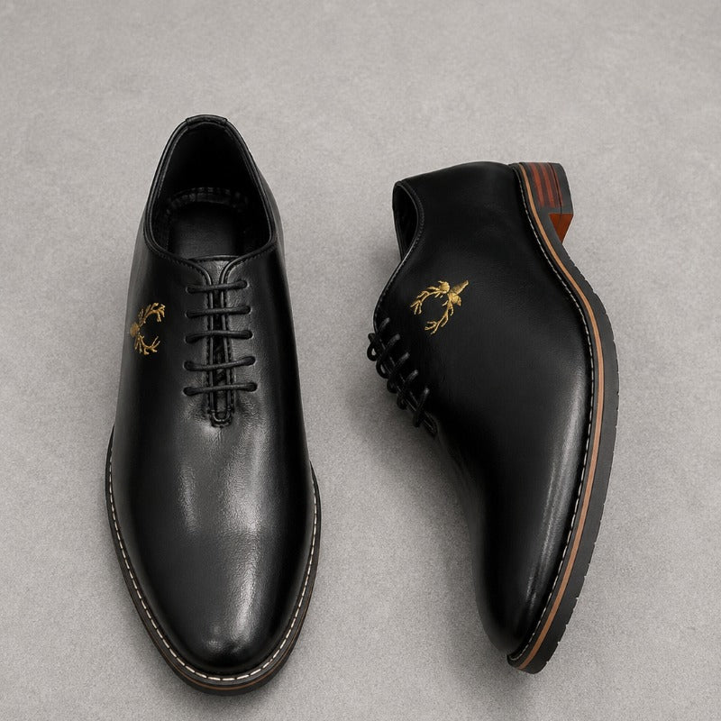 Premium Men’s Lace-Up Formal Shoes – Elegant Office & Party Wear Collection