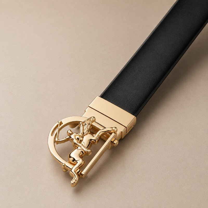 Golden Heritage Horseman Premium Belt for Men