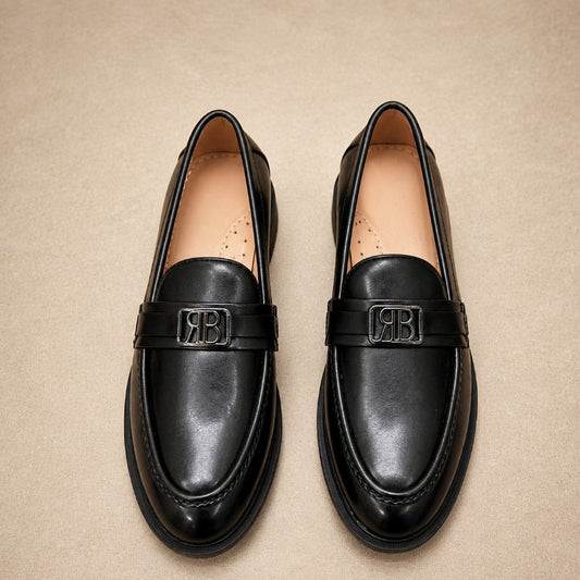 Premium Leather Moccasins for Men – Handmade Slip-On Formal Loafers