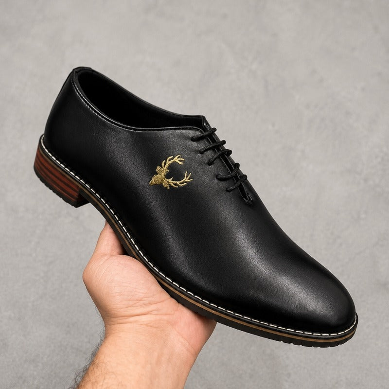 Premium Men’s Lace-Up Formal Shoes – Elegant Office & Party Wear Collection