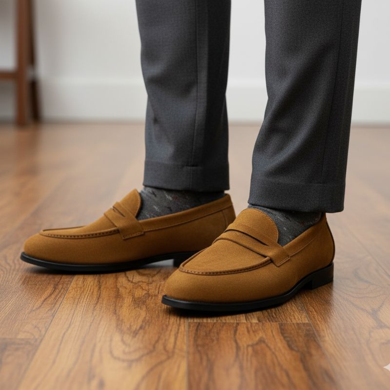 JonasParamount Suede Moccasins for Men