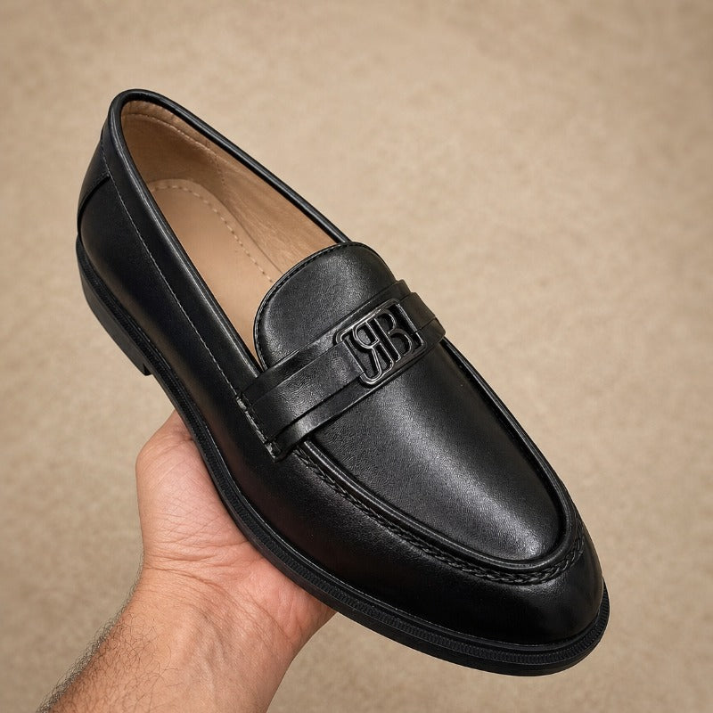 Premium Leather Moccasins for Men – Handmade Slip-On Formal Loafers
