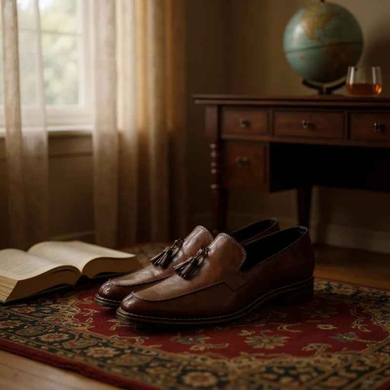 Luxury Tassel Moccasins for Men – Premium Suede Touch Slip-On Loafers