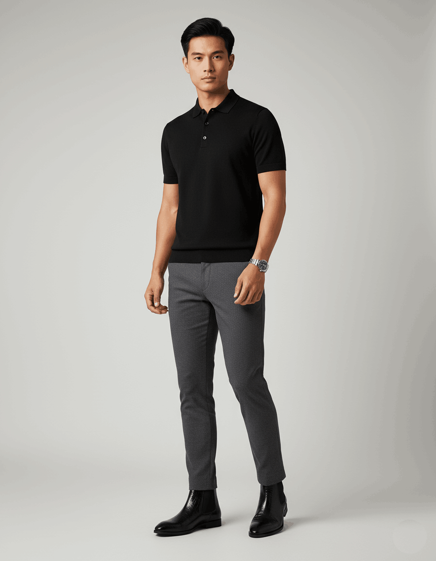 Men’s Chelsea Boots by JonasParamount – High Quality Faux Leather with TPR Sole