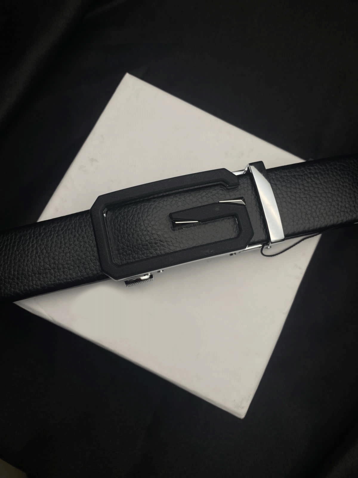 Luxury Brand Fashion Automatic Buckle Ratchet Dress Belt For Men-JonasParamount